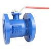 Кран шаровой чугун 4110RA Ду 65 Ру16 фл полнопроходной под электропривод с рукояткой ISO F07 Тмакс=150 оС Benarmo — 1