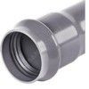 Труба НПВХ SDR41 Дн 500х12,3 Ру6,3 L=6,26м серая напорная раструбная под соединение с уплотнительным кольцом 45С в/к Хемкор 1191009, миниатюра — 0