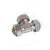 Тройник переходной для МП/PE-X труб латунь обжим Дн 26х20х20 R565AM Giacomini R565MX063 — 1