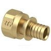 Муфта для PE-X/PE-RT труб аксиальная латунь Дн 40х1 1/4" ВР RTP (РосТурПласт) 29297