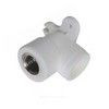 Угольник PP-R комбинированный белый Дн 25х1/2" ВР с креплением PRO VALFEX 10120025-PRO, миниатюра — 0