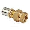Муфта разъемная для МП/PE-X труб латунь пресс Дн 26х3/4" ВР RM18 Giacomini RM18Y049 — 1