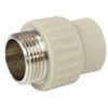Муфта PP-R комбинированная серая Дн 25х1" НР VALFEX 10130225Г, миниатюра — 0
