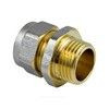 Муфта МП латунь никель обжим Дн 16х3/4" НР ГОСТ 32415-2013 7001 Aquasfera 7001-02
