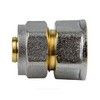 Муфта МП латунь никель обжим Дн 26х3/4" ВР ГОСТ 32415-2013 7002 Aquasfera 7002-05, миниатюра — 5