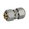 Муфта для МП/PE-X труб латунь обжим Дн 16 R560AM Giacomini R560MX048