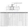 Кран шаровой сталь газ КШ.Ц.П.GAS Ду 65 Ру25 п/привар L=280мм LD КШ.Ц.П.GAS.065.025.Н/П.02, миниатюра — 1
