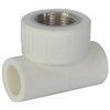 Тройник PP-R комбинированный белый Дн 20х3/4" ВР ZFPCL