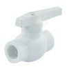 Кран шаровой PP-R белый Дн 50 внутренняя пайка VALFEX 10144050 — 3