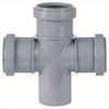 Крестовина PP-H 1-плоскостная серый Дн 50х50х50х87гр б/нап в/к VALFEX 27205050 — 5
