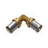 Угольник для МП/PE-X труб латунь пресс Дн 16х90гр RM122 Giacomini RM122Y003