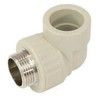 Угольник PP-R комбинированный серый Дн 32х3/4" НР VALFEX 10126132Г
