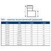 Переход PP-MD эксцентрический бесшумный светло-серый Skolan Safe SKR Дн 110х90 (DN110х90) б/нап в/к Ostendorf 335700, миниатюра — 2