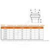 Переход НПВХ коричневый Дн 125 б/нап на гладкий конец керамической трубы KGUS Ostendorf 221830 — 3