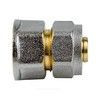 Муфта МП латунь никель обжим Дн 26х3/4" ВР ГОСТ 32415-2013 7002 Aquasfera 7002-05 — 2