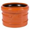 Муфта НПВХ насадная коричневая Дн 200 б/нап в/к п/клей KGAM Ostendorf 223810 — 1