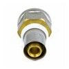 Муфта МП латунь никель пресс Дн 16х1/2" ВР ГОСТ 32415-2013 8002 Aquasfera 8002-01, миниатюра — 6