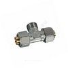 Тройник для МП/PE-X труб латунь обжим Дн 20х1/2" НР R568AM Giacomini R568MX057