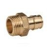 Муфта для PE-X труб радиальная латунь Дн 40х1 1/2" НР GX107 Giacomini GX107Y077 — 1