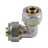 Угольник МП латунь никель обжим Дн 26х90гр ГОСТ 32415-2013 7005 Aquasfera 7005-03
