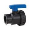 Кран шаровой компрессионный 1 1/2"x1 1/2" ВР/ВР Ру10 RTP (РосТурПласт) 16358, миниатюра — 0