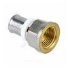 Муфта МП латунь никель пресс Дн 20х3/4" ВР ГОСТ 32415-2013 8002 Aquasfera 8002-04 — 2