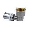 Угольник МП латунь никель пресс Дн 16х3/4"х90гр ВР ГОСТ 32415-2013 8007 Aquasfera 8007-02
