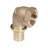 Угольник для PE-X труб аксиальный бронза Дн 20х1/2" ВР RAUTITAN RX+ Rehau 14563551001 (13660961001)