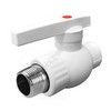 Кран шаровой PP-R белый Дн 20х1/2" НР VALFEX 10144220 — 2