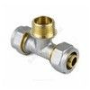 Тройник МП латунь никель обжим Дн 16х1/2"х16 НР ГОСТ 32415-2013 7014 Aquasfera 7014-01
