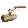 Кран шаровой латунь Ду 15х1/2" Ру50 НР/обжим рычаг красный STAHLMANN SVLM1501/2NEF, миниатюра — 0