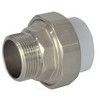 Муфта PP-R комбинированная разъемная белая Дн 25х3/4" НР усиленная VALFEX 10156020У — 1