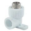 Угольник PP-R комбинированный белый Дн 25х3/4" НР с креплением VALFEX 10121125 — 1