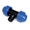 Тройник компрессионная ПЭ Дн 25х3/4"х25 НР Ру16 VALFEX 1210022503425 — 2