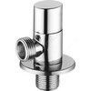 Клапан (вентиль) латунь бытовой хром угловой 1072 G1/2"х3/4" Ру16 НР с отражателем Aquasfera 1072-02, миниатюра — 1