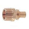 Муфта для PE-X труб аксиальная бронза Дн 16х1/2" НР RAUTITAN RX+ Rehau 14563111001, миниатюра — 0