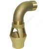 Воронка латунь R141C Ду 20х20 Ру10 ВР G3/4"хG3/4" с закругленным отводом Giacomini R141CY004