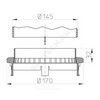 Фланец дренажный PP HL160 Дн 170 HL HL160 — 2