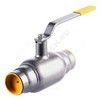 Кран шаровой сталь КШ.Ц.П Ду 80 Ру25 п/привар L=280мм полнопроходной LD КШ.Ц.П.080.025.П/П.02, миниатюра — 0