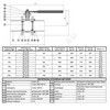 Кран шаровой сталь 11с67п Ду 150 Ру16 п/привар L=480мм Маршал СП.00.1.016.150/100 — 2