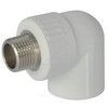 Угольник PP-R комбинированный белый Дн 25х1/2"х90гр НР ZFPCL — 1