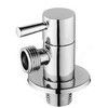 Клапан (вентиль) латунь бытовой хром угловой 1073 G1/2"х3/4" Ру16 НР с отражателем Aquasfera 1073-02 — 1