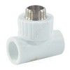 Тройник PP-R комбинированный белый Дн 20х1/2" НР RTP (РосТурПласт) 10753 — 1