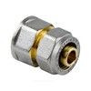 Муфта МП латунь никель обжим Дн 26х3/4" ВР ГОСТ 32415-2013 7002 Aquasfera 7002-05, миниатюра — 2