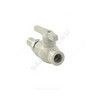 Кран шаровой PP-R полнопроходной серый Дн 20х3/4" с односторонним разъемным соединением VALFEX 20244020Г, миниатюра — 1