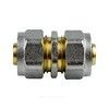Муфта МП латунь никель обжим Дн 16 ГОСТ 32415-2013 7003 Aquasfera 7003-01, миниатюра — 1