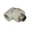 Угольник PP-R комбинированный серый Дн 20х3/4" НР RTP (РосТурПласт) 11050 — 4