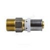 Муфта МП латунь никель пресс Дн 16х1/2" НР ГОСТ 32415-2013 8001 Aquasfera 8001-01