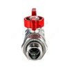 Кран шаровой латунь хром R259D Ду 25х32 Ру35 ВР/"американка" бабочка красная переходн Giacomini R259X008, миниатюра — 16