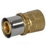 Муфта для МП/PE-X труб латунь пресс Дн 20х1/2" ВР RM109 Giacomini RM109Y037, миниатюра — 1